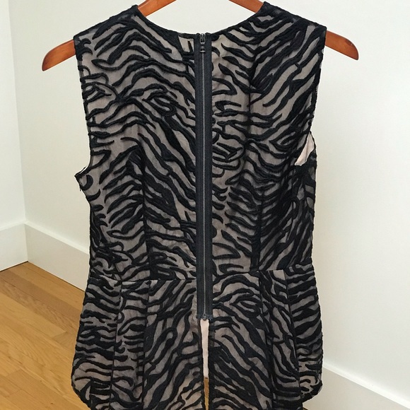 BCBGMAXAZRIA Peplum Top - Picture 2 of 7